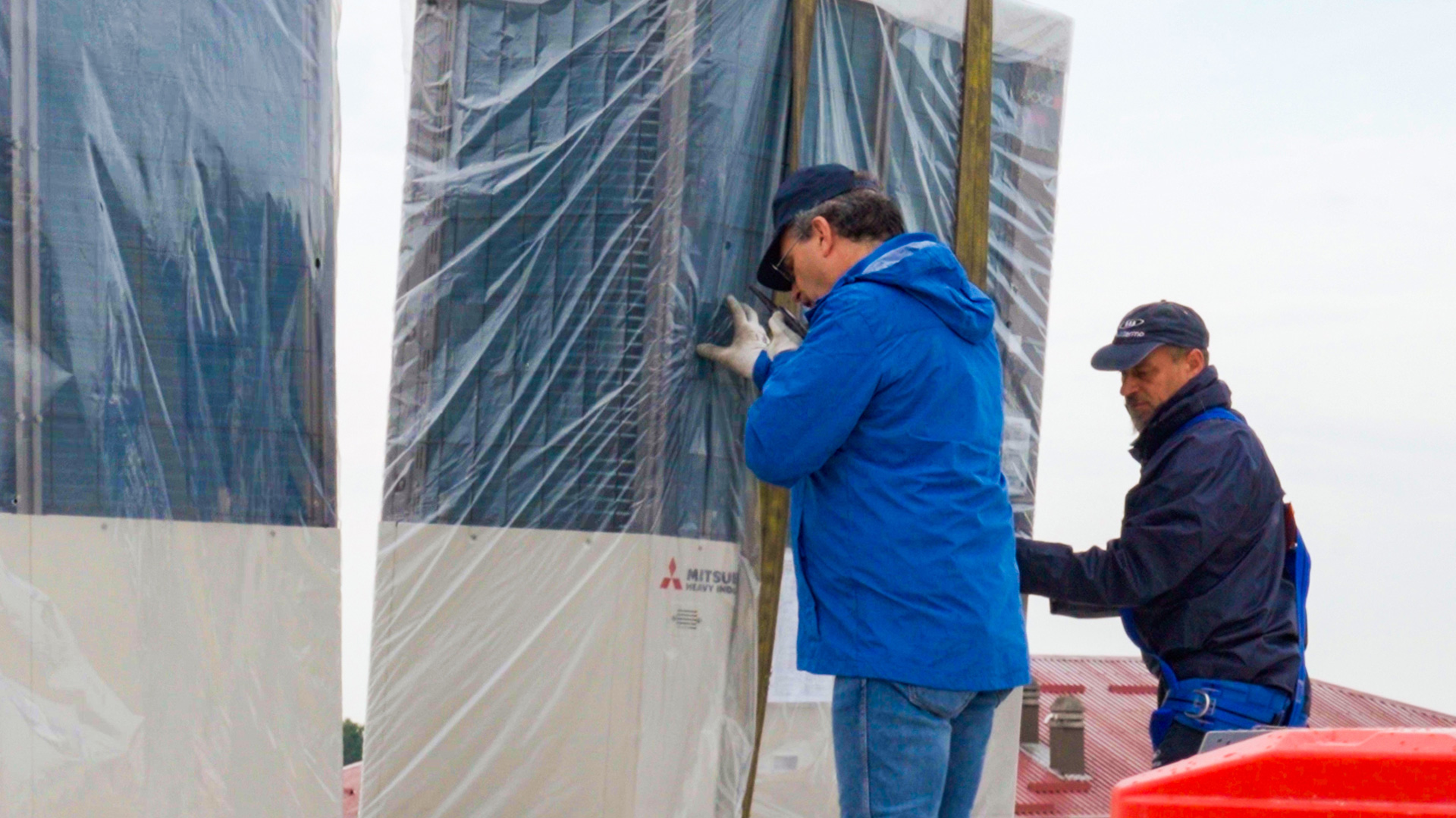 immagine installazione impianto per centro biomedico via san bernardino